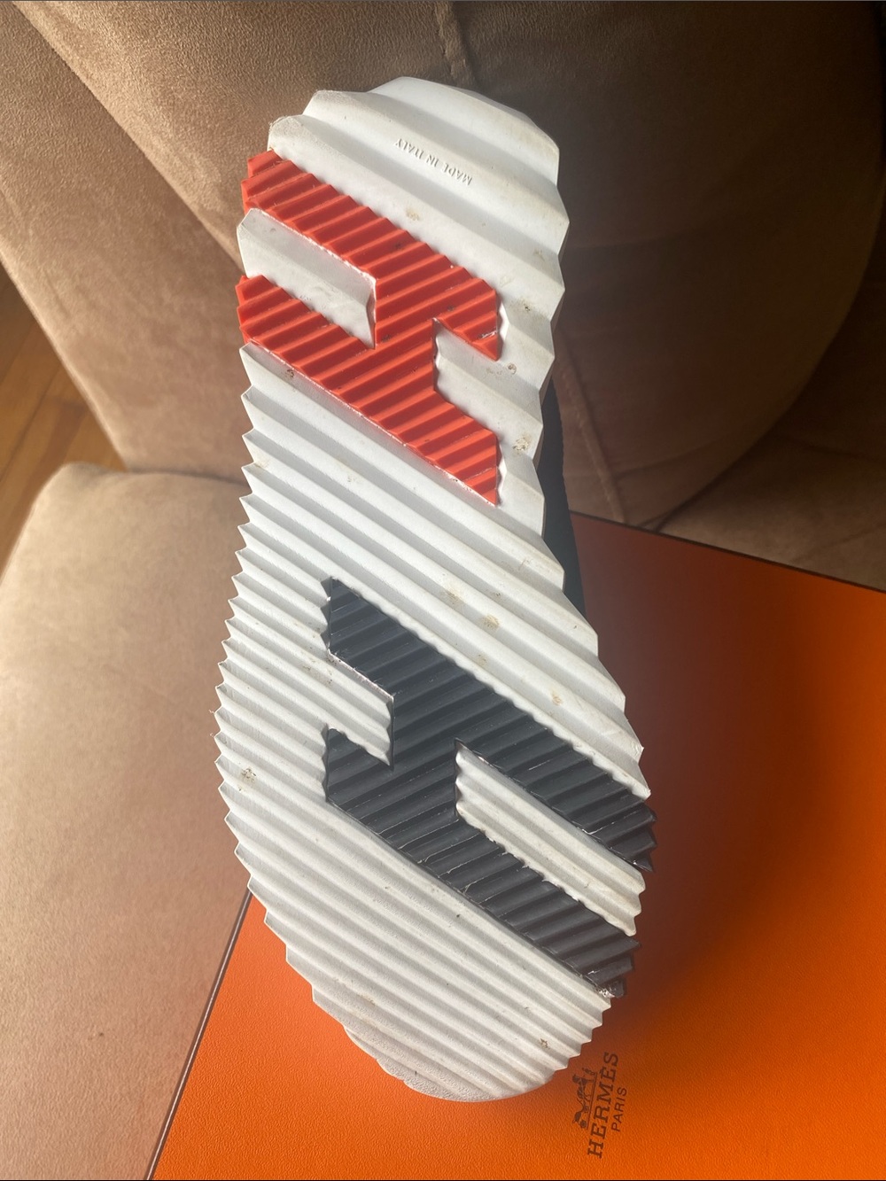 Women’s Hermes Bouncing Sneakers size 37 - Picture 12 of 14